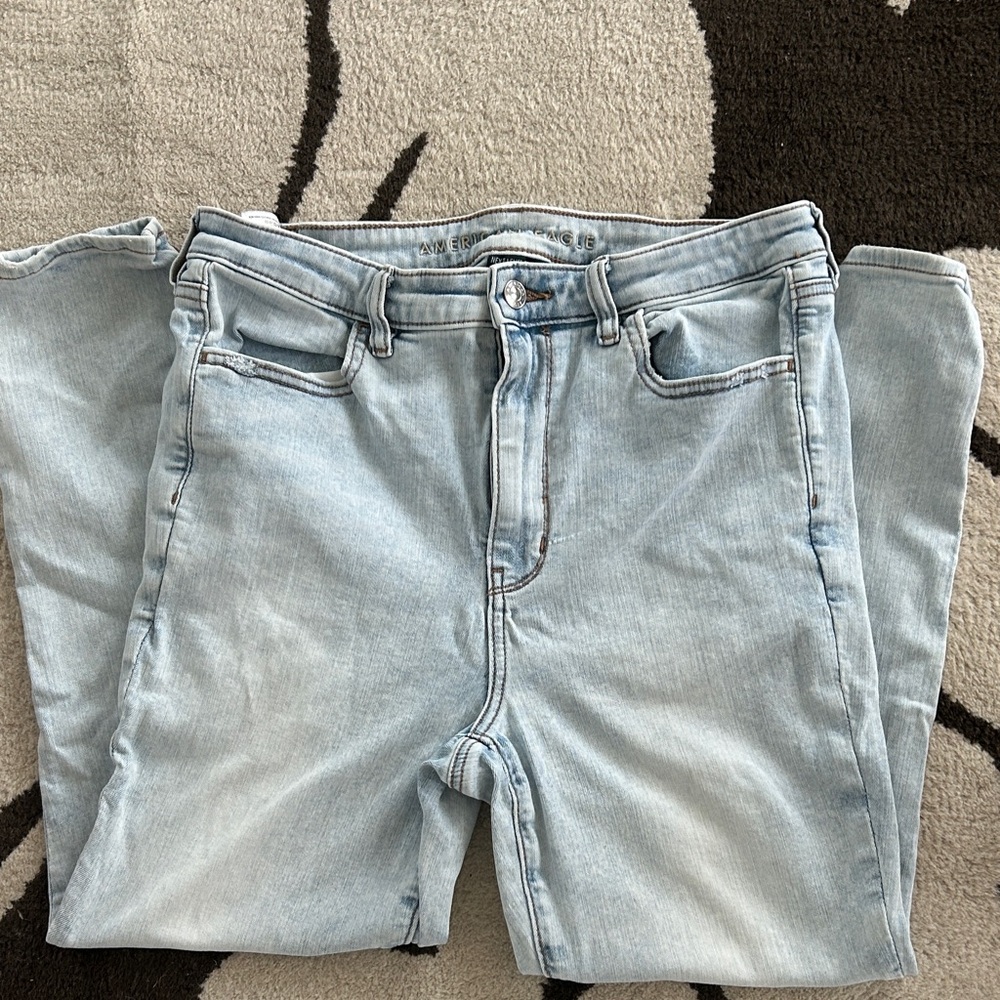 American Eagle Next Level Stretch Super High Rise Jegging, 12 xshort